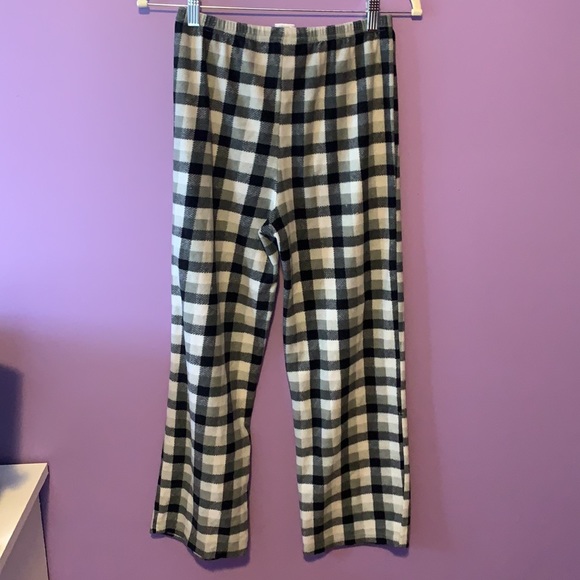 Bees & Jam Boys Size 10/12 Plaid fuzzy sweatpants - Picture 5 of 5